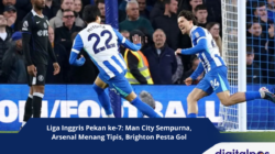 Liga Inggris Pekan ke-7: Man City Sempurna, Arsenal Menang Tipis, Brighton Pesta Gol