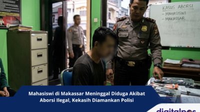 Mahasiswi di Makassar Meninggal Diduga Akibat Aborsi Ilegal, Kekasih Diamankan Polisi