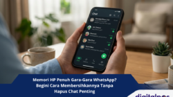 Memori HP Penuh Gara-Gara WhatsApp Begini Cara Membersihkannya Tanpa Hapus Chat Penting