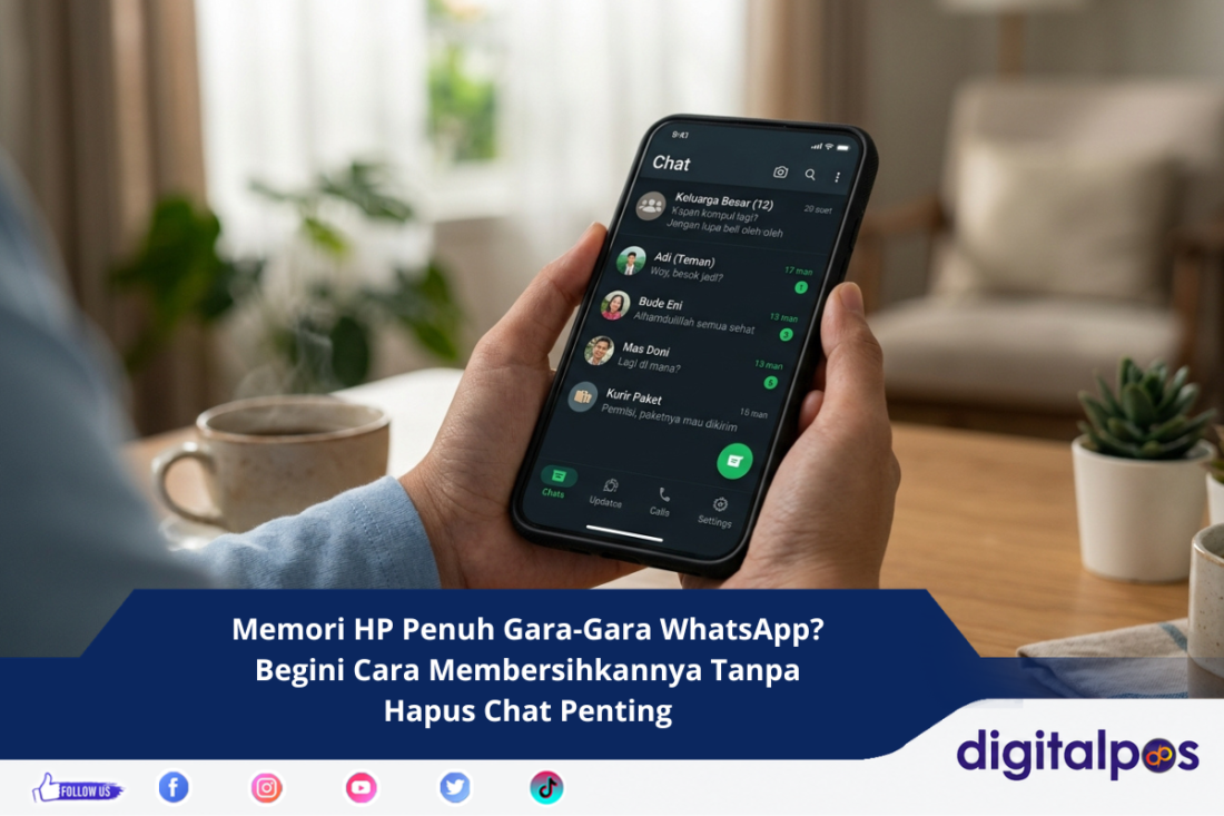 Memori HP Penuh Gara-Gara WhatsApp Begini Cara Membersihkannya Tanpa Hapus Chat Penting