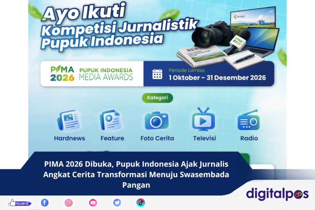PIMA 2026 Dibuka, Pupuk Indonesia Ajak Jurnalis Angkat Cerita Transformasi Menuju Swasembada Pangan