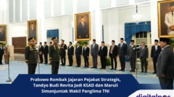 Prabowo Rombak Jajaran Pejabat Strategis, Tandyo Budi Revita Jadi KSAD dan Maruli Simanjuntak Wakil Panglima TNI