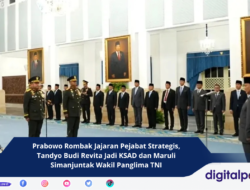 Prabowo Rombak Jajaran Pejabat Strategis, Tandyo Budi Revita Jadi KSAD dan Maruli Simanjuntak Wakil Panglima TNI