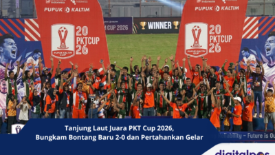 Tanjung Laut Juara PKT Cup 2026, Bungkam Bontang Baru 2-0 dan Pertahankan Gelar